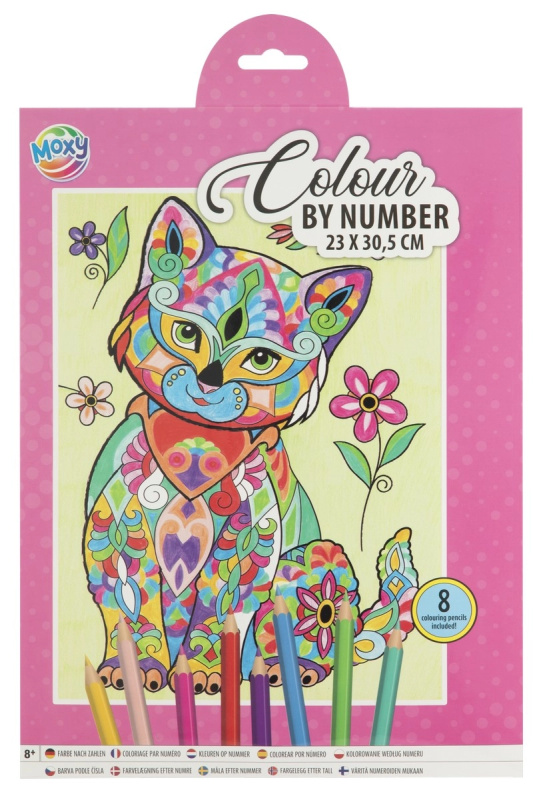 Kreativní set malování podle čísel Kočka