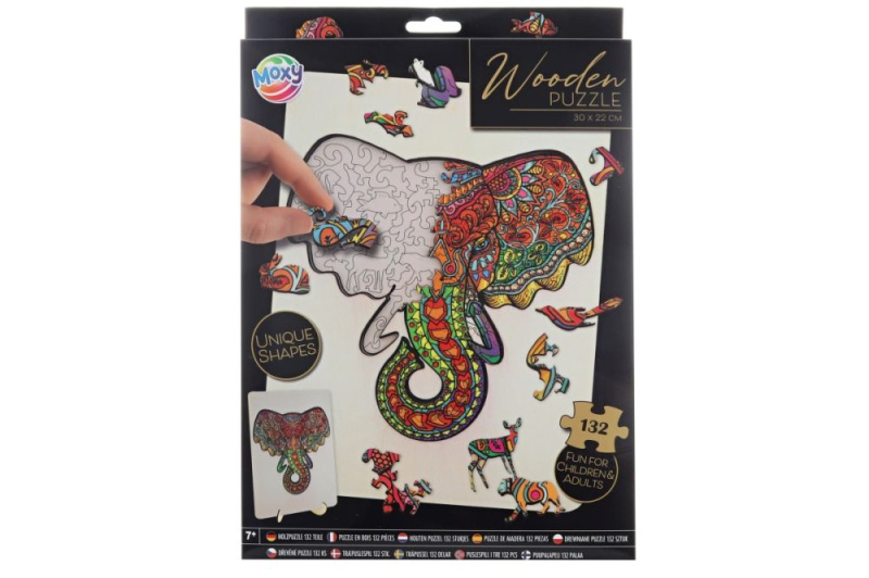 MOXY Obrysové Slon 132 dílků