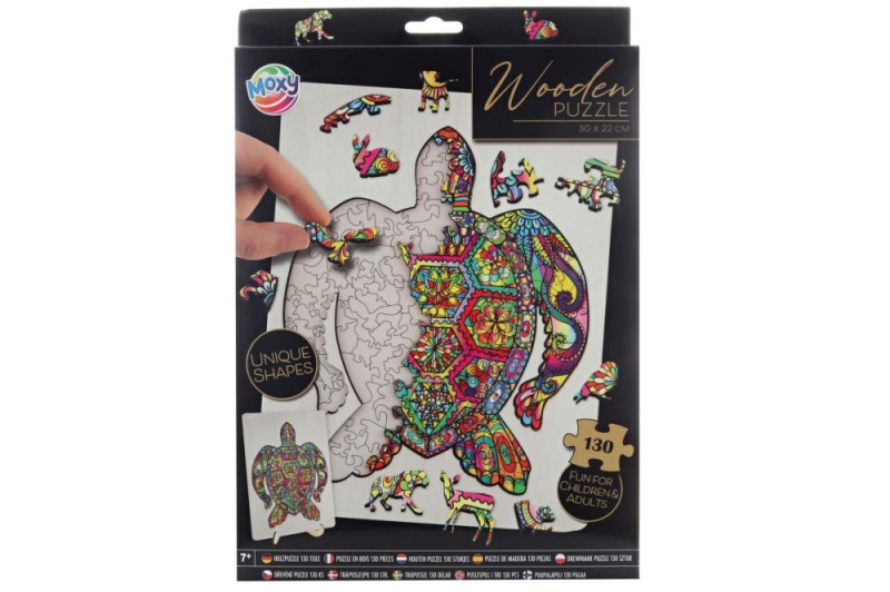 MOXY Obrysové Želva 130 dílků