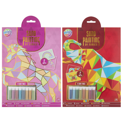 Grafix Malování pískem podle čísel Jednorožec