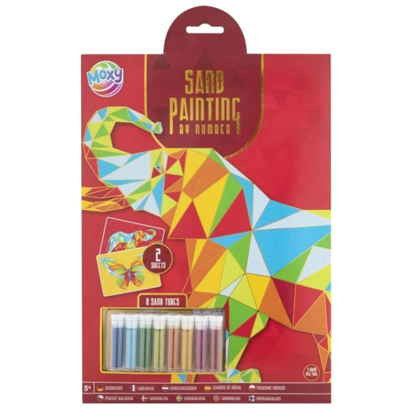 Grafix Malování pískem podle čísel Slon