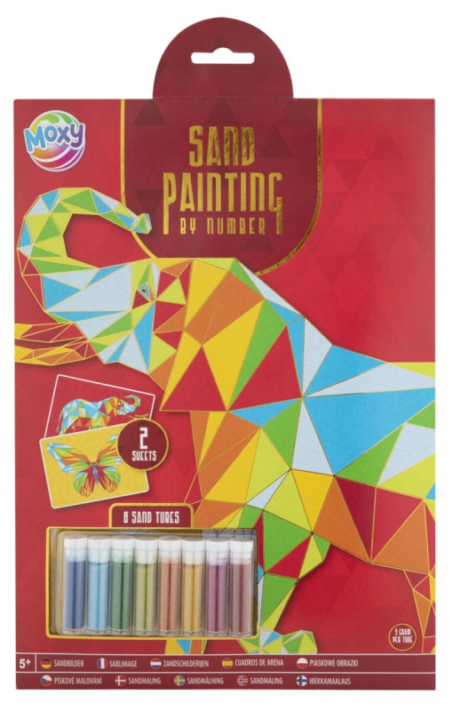 Grafix Malování pískem podle čísel Slon