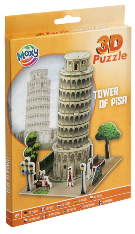 GRAFIX 3D puzzle Šikmá věž v Pise 21 dílků