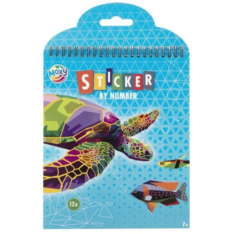 Samolepková kniha 24x20cm - zvířátka (12ks)