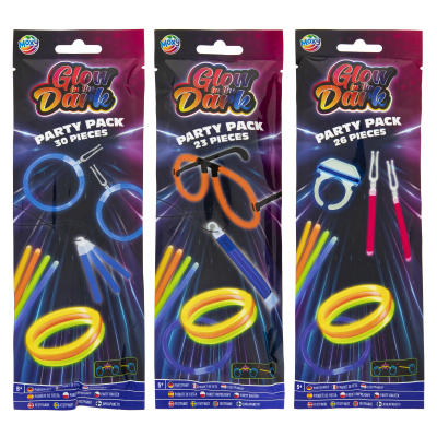 Svítící fluorescenční party sada Glow Party Pack