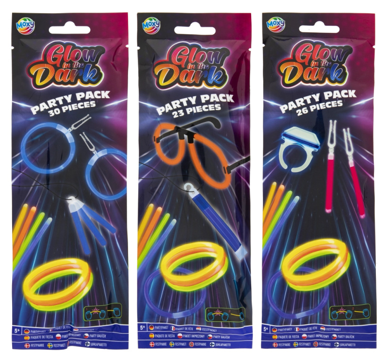 Svítící fluorescenční party sada Glow Party Pack