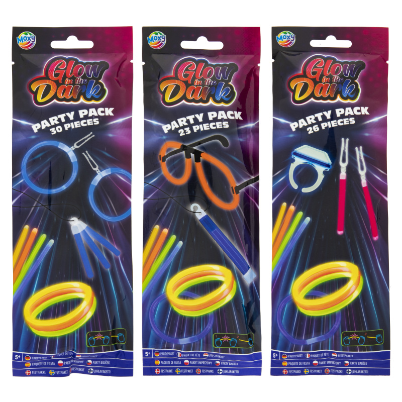 Svítící fluorescenční party sada Glow Party Pack