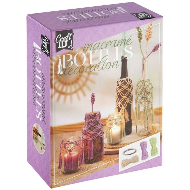 Kreativní sada macramé - Dekorace na lahev