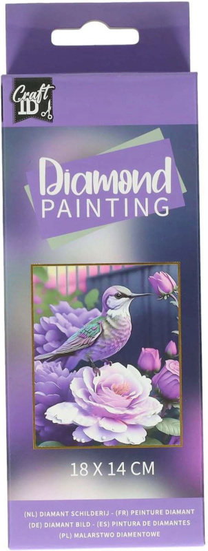 Diamantové malování Ptáček 14x18 cm od Craft ID