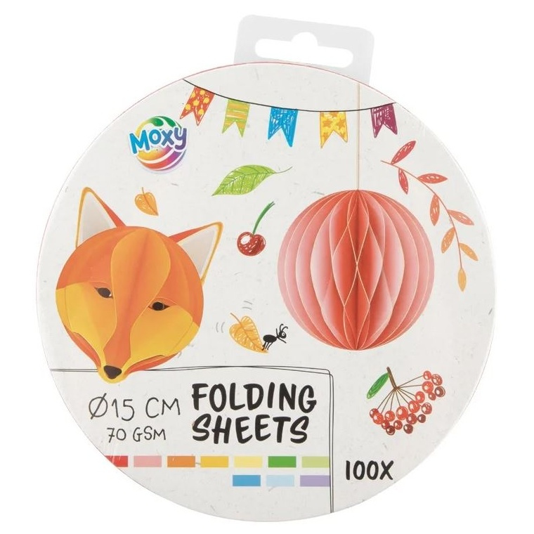 Papíry na origami 15cm (100ks) barevné