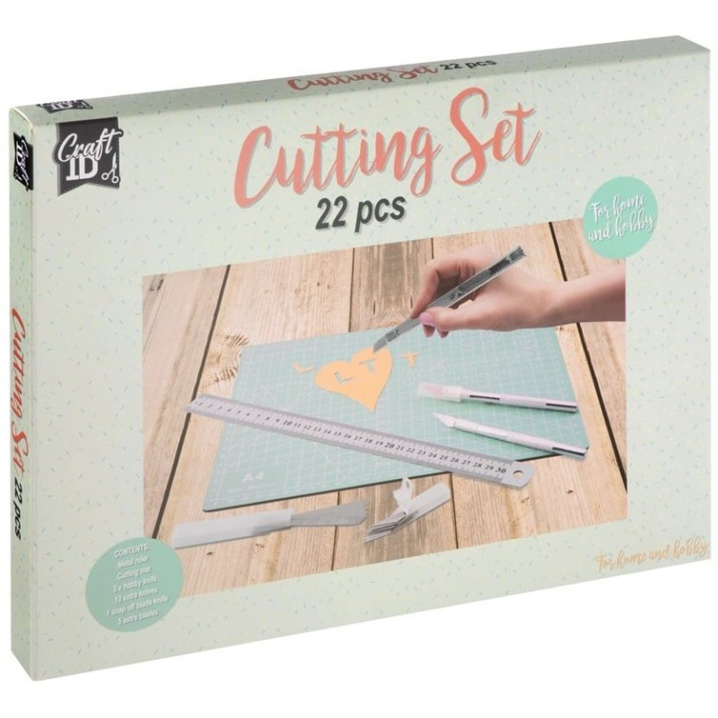 Řezací podložka + příslušenství (22ks)