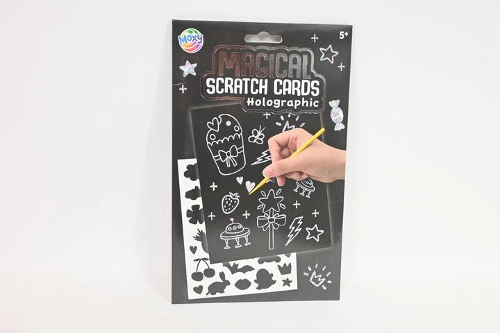 Magické vyškrabávací obrázky s holografickým efektem