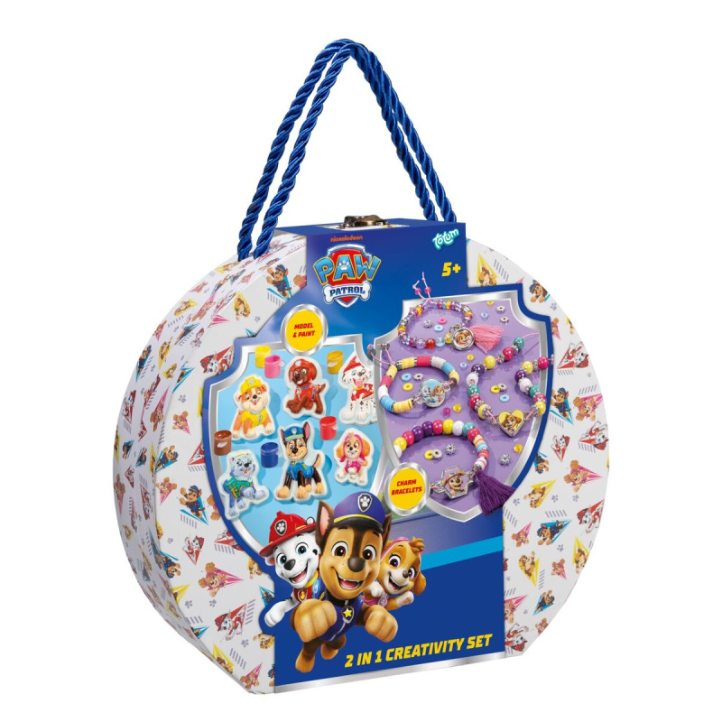 Totum Tlapková patrola kreativní kufřík 2v1