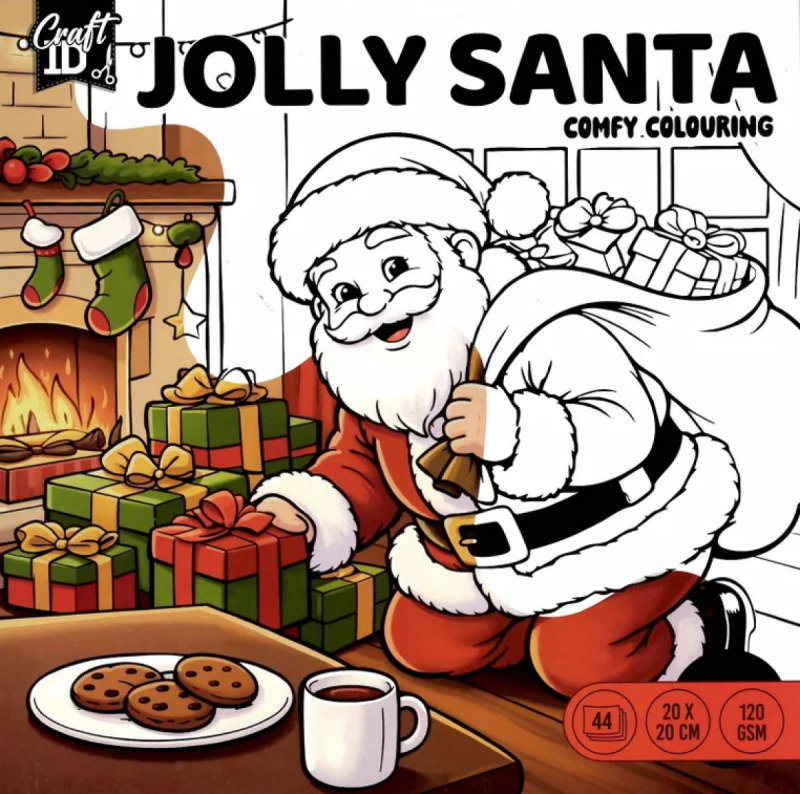 Vánoční omalovánky Santa