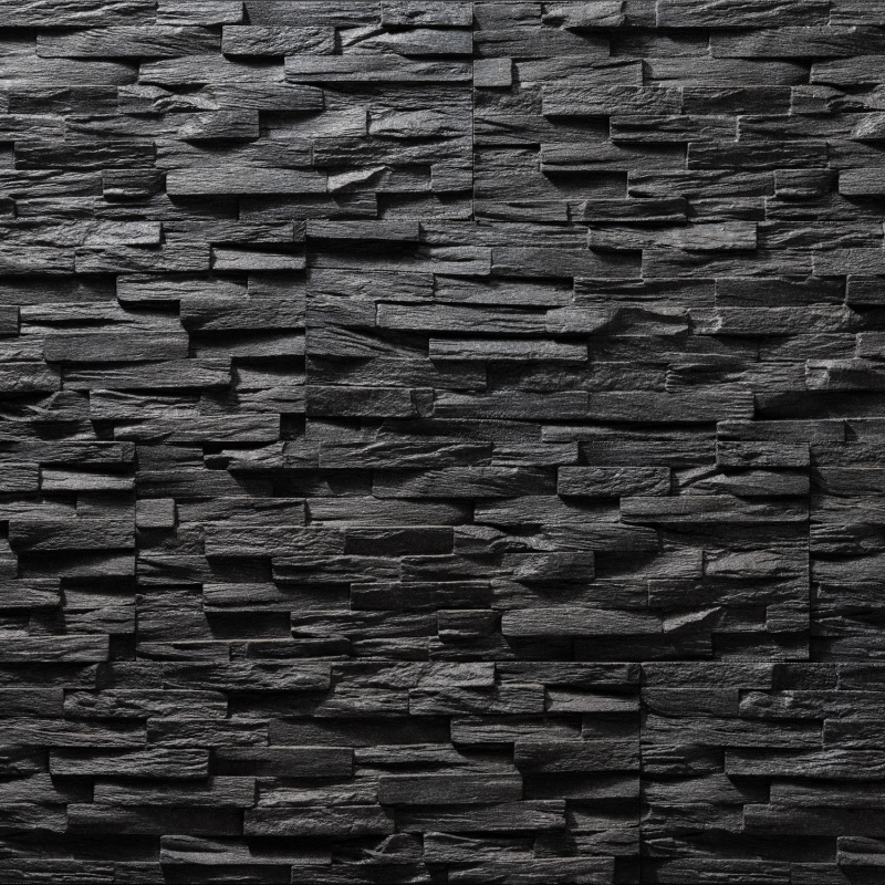 Rebel of Styles Obkládací panel Porto, černá, 18,7 x 57,4 cm