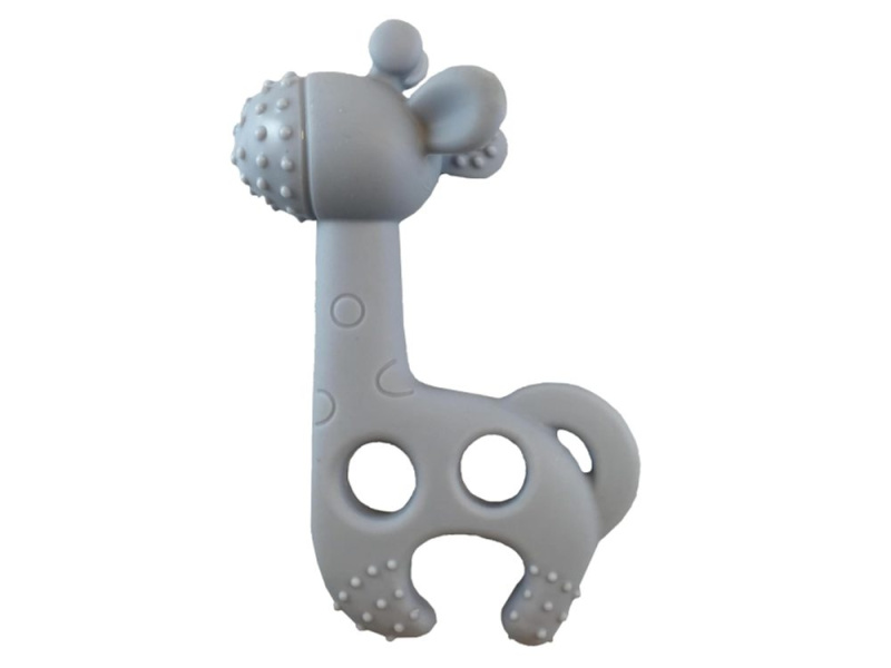 DiaperChamp Kousátko žirafa Bite me Raff Blue Grey