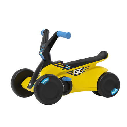 BERG GO SparX - 2v1, odrážedlo a šlapadlo žluté