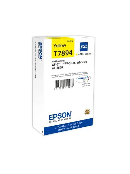 Epson T7894 - originální Žlutá