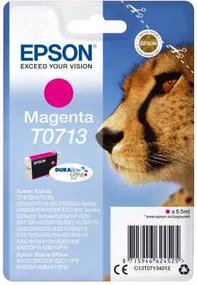 Cartridge Epson T071340 - purpurový