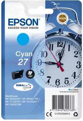 Cartridge Epson T2702 27 - azurový