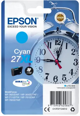 Cartridge Epson T2712 27XL - azurový