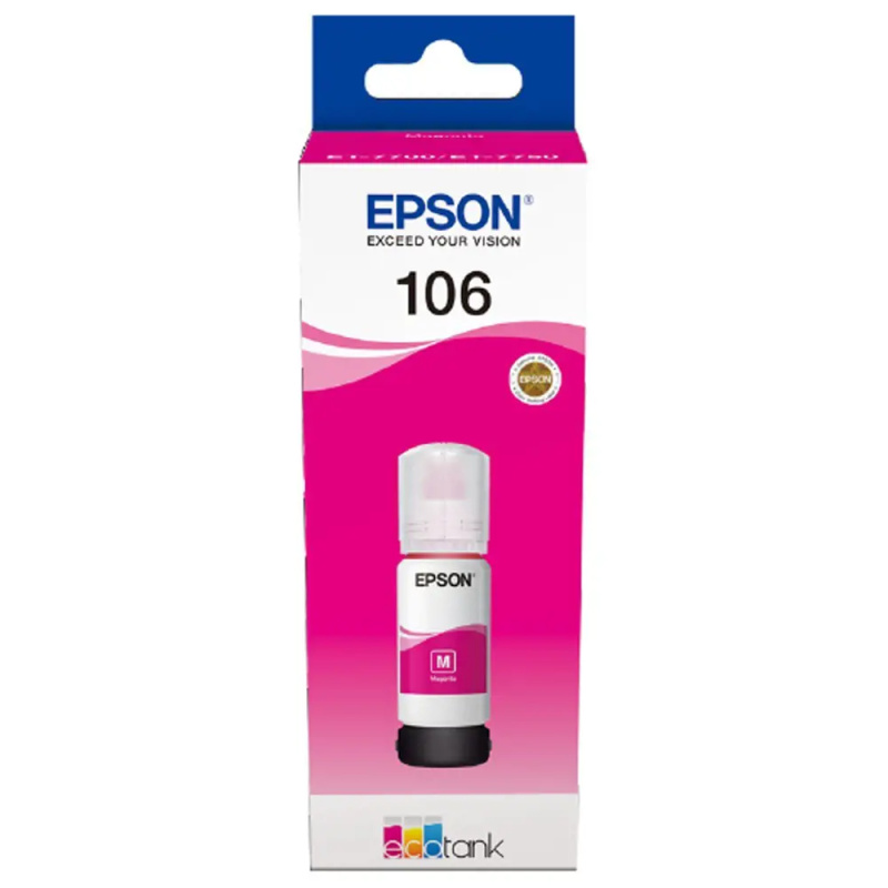 Inkoust Epson C13T00R340 - originální Červená