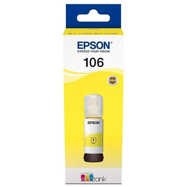 Cartridge Epson 106 Eco Tank - žlutý