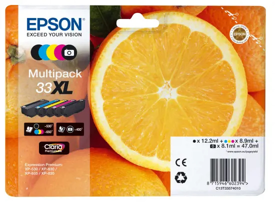 Sada cartridge Epson 33XL - 5 barev