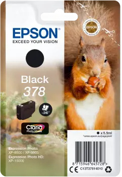 Epson 378 Squirrel Claria Photo HD černý