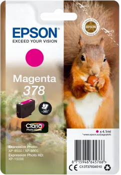 Epson 378 Squirrel Claria Photo HD Purpurový