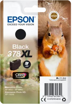 Epson 378XL Squirrel Claria Photo HD černý