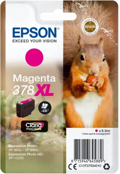 Epson 378XL Squirrel Claria Photo HD Purpurový