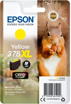 Epson 378XL Squirrel Claria Photo HD žlutý