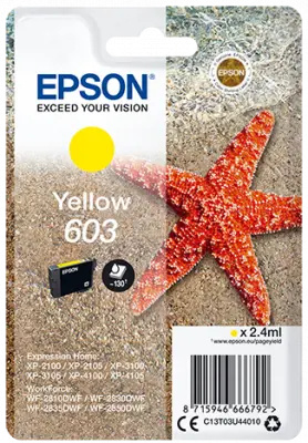 Inkoustová náplň Epson 603 - žlutý