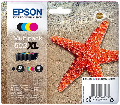 Epson 603XL Starfish 4barevný multipack