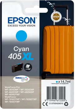 Epson 405XL Suitcase DURABrite Ultra azurový