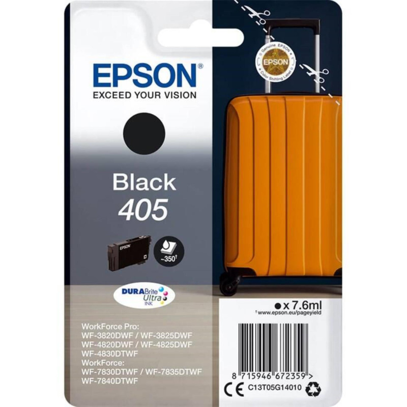 Inkoustová náplň Epson 405 - černá