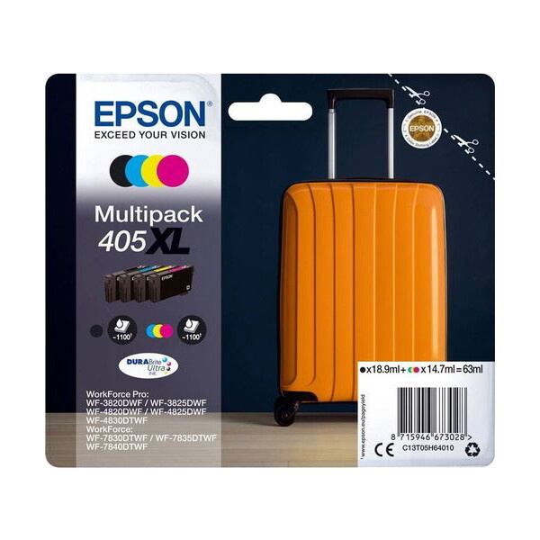 Epson 405XL Suitcase DURABrite Ultra 4barevný multipack