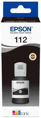 Inkoustová náplň Epson 112 EcoTank - černý