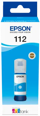 Inkoustová náplň Epson 112 EcoTank - azurový