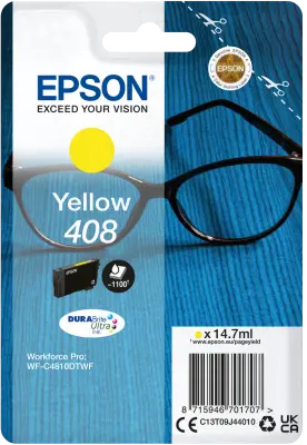 Epson 408 Spectacles DURABrite Ultra žlutý