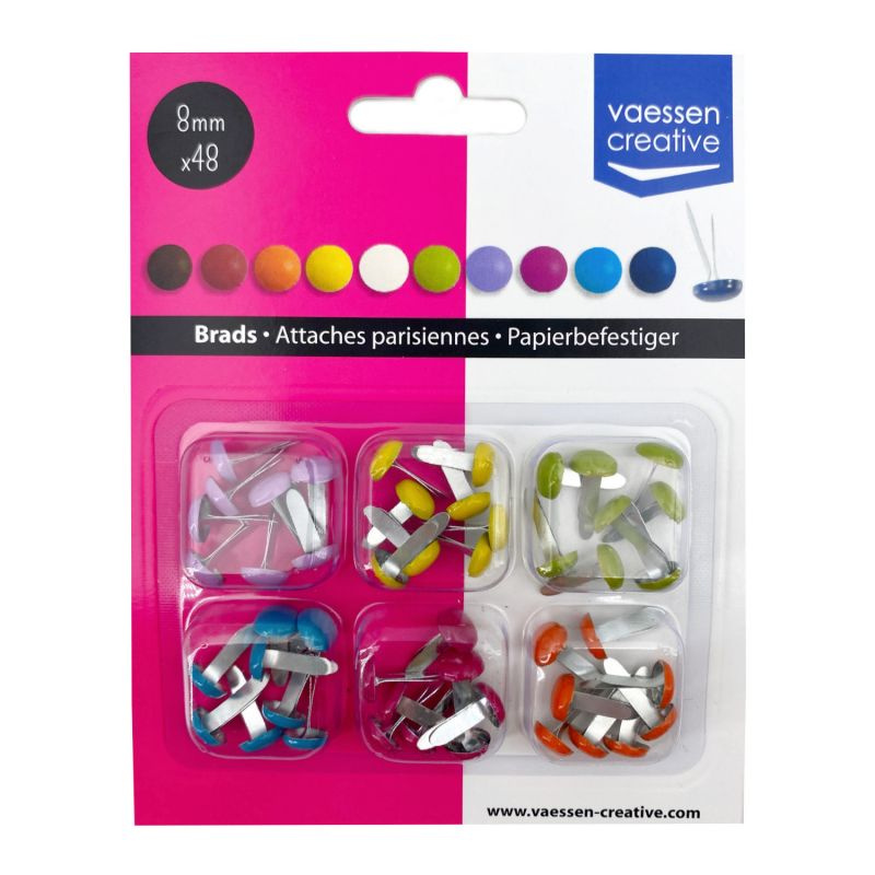 Hřebíčky (48ks) 8mm - mix barev