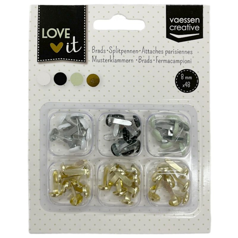 Hřebíčky (48ks) 8mm - mix barev