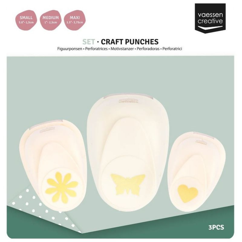 Sada 3ks raznic motýl, květina a srdce 1,5cm; 2,5cm a 3,8cm