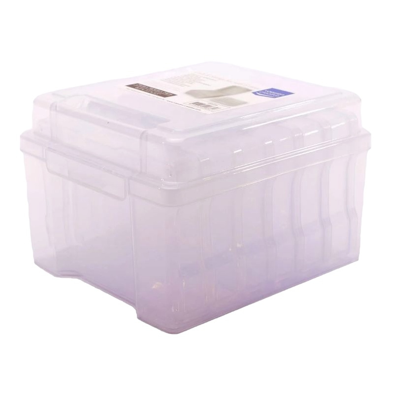 Plastový box organizér jednobarevný 21x18,5x14cm