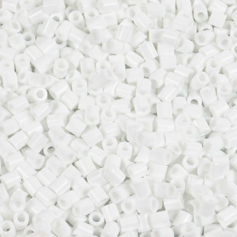 Zažehlovací korálky (1100ks) bílé