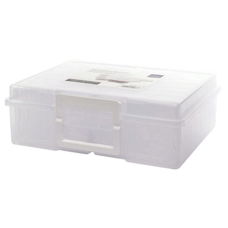 Plastový box organizér průhledný 37,5x30x13cm