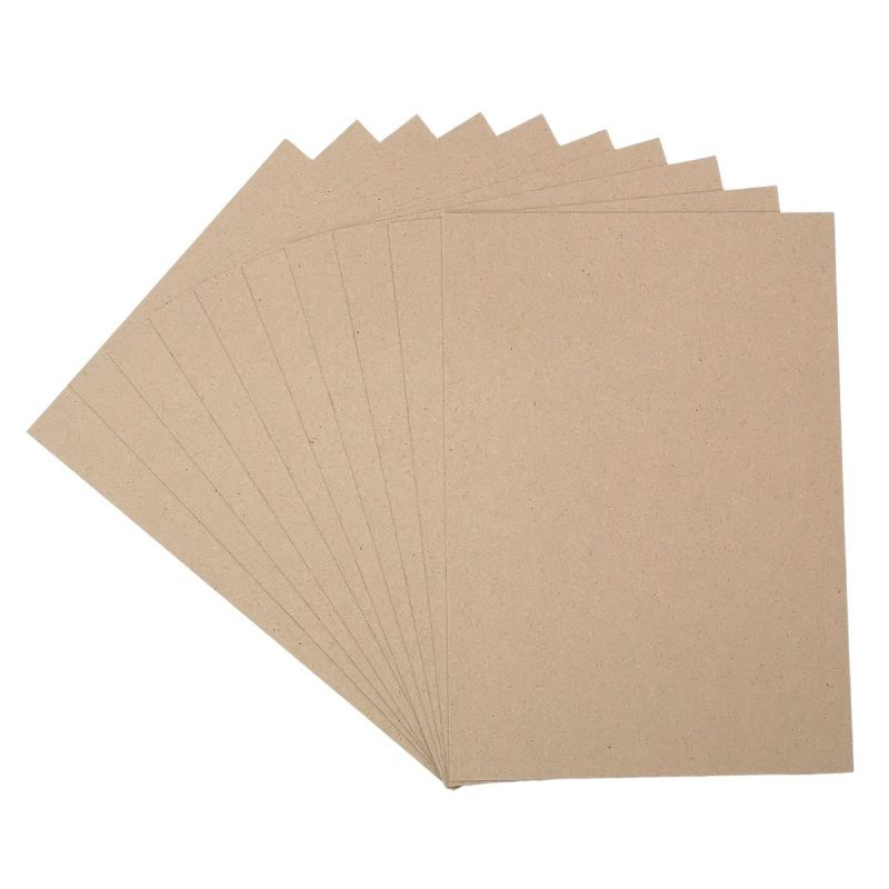 Karton - lepenka A3 světlý kraft (10ks) 2mm