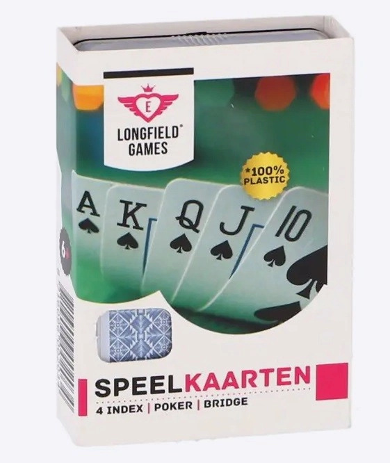 Karty Longfield 100% plastové se 4 indexy