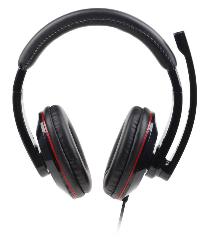 Headset Gembird MHS-U-001 Gaming / 18 Hz–20 kHz / USB / kabel 2 m / černá Varianta: ivi1